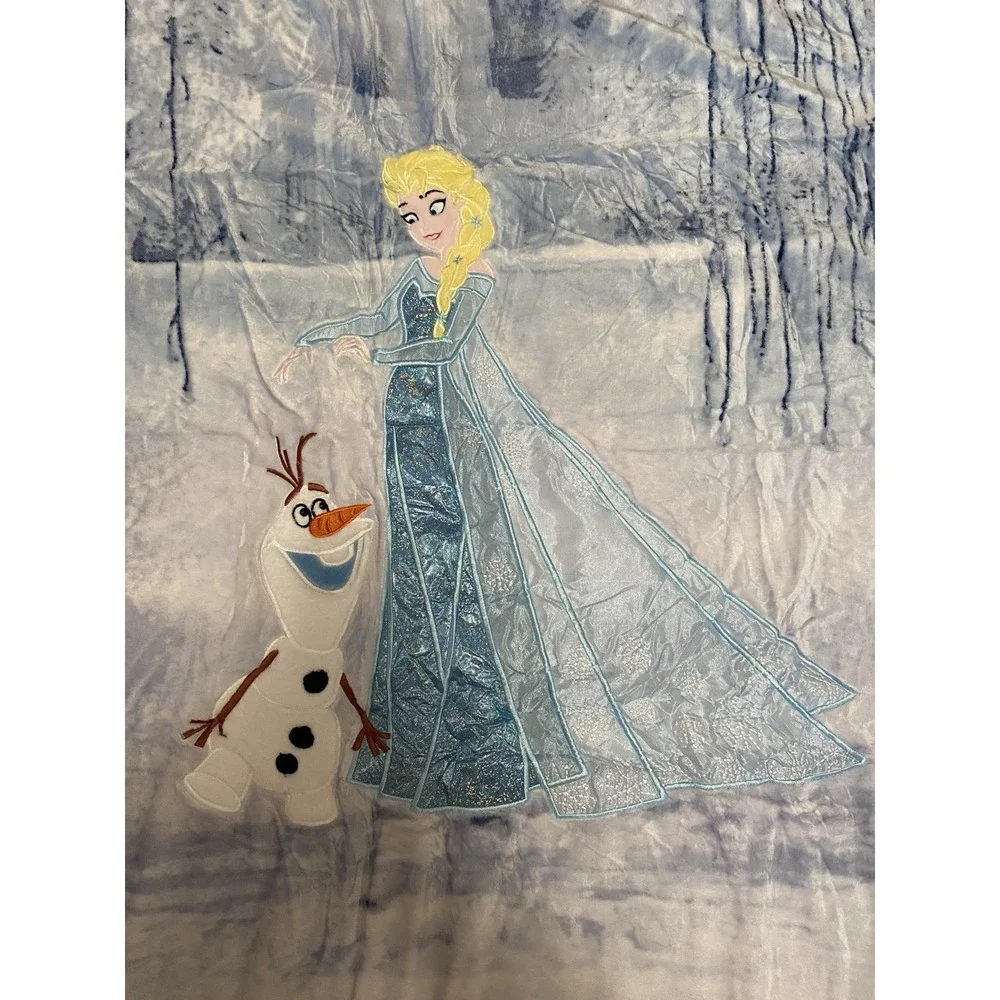 Disney Frozen Elsa And OLOF Throw Blanket 60